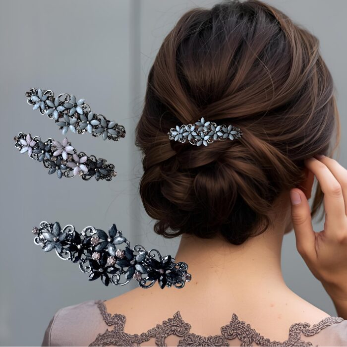 シックな大人のバレッタ