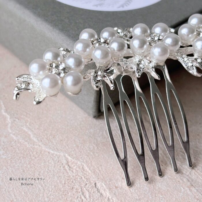 パールかんざしとパールピン10点セット - 画像 (5)