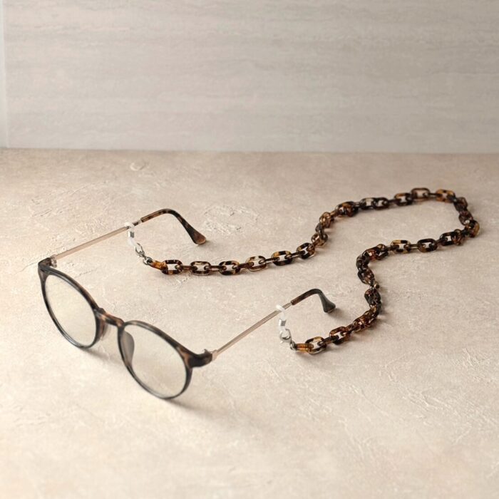 鎖チェーンのメガネホルダーネックレス - 画像 (7)