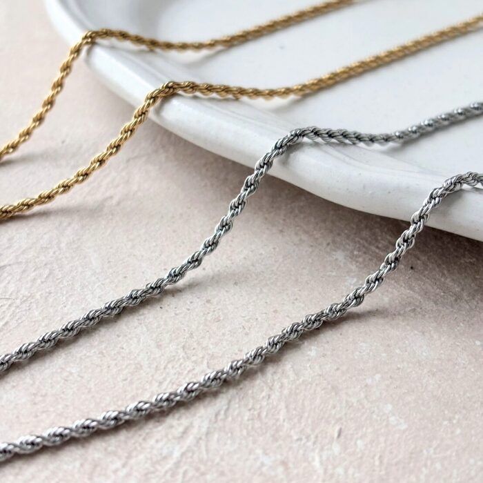 メガネホルダー ネックレス サージカルステンレス 眼鏡チェーン - 画像 (6)